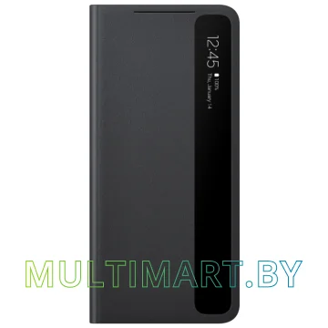 Чехол Samsung Smart Clear View Cover для Galaxy S21 Ultra (черный)